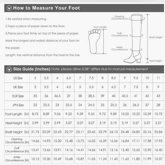 BNIB Over the Knee Suede Boots - Picture 5 of 7